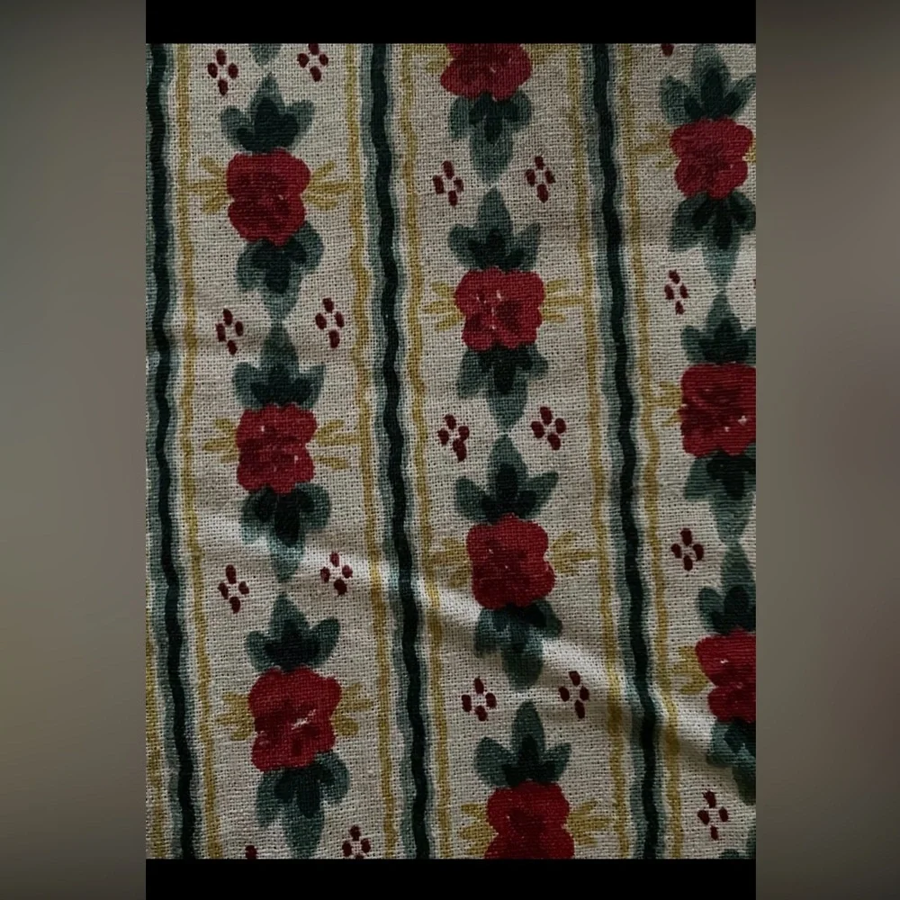 Vintage Rose Floral Seat Cushions
